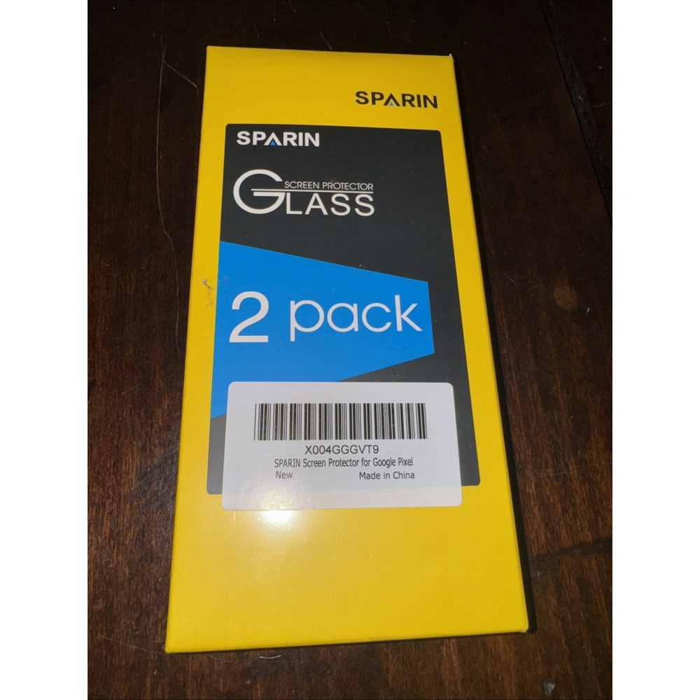 SPARIN Glass Screen Protector for Goggle Pixel 2 pack NEW SEALED